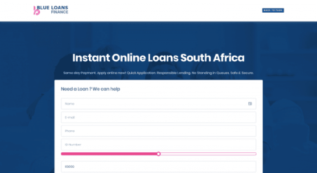 Blue Chip Finance screenshot