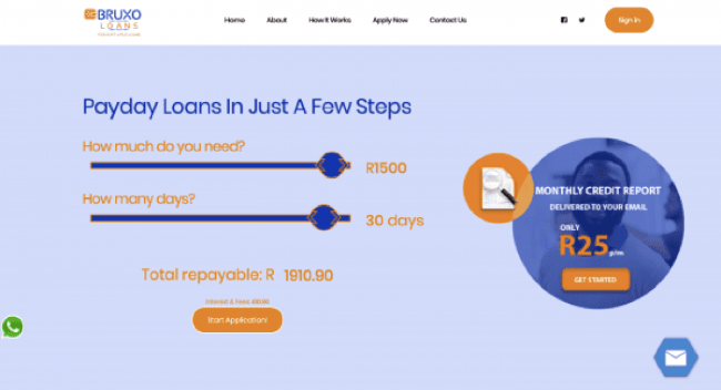 Bruxo Loans screenshot