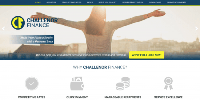 Challenor Finance screenshot