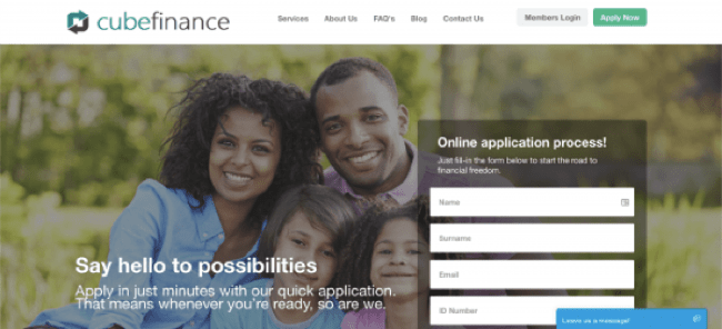Cube Finance screenshot