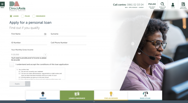 DirectAxis screenshot