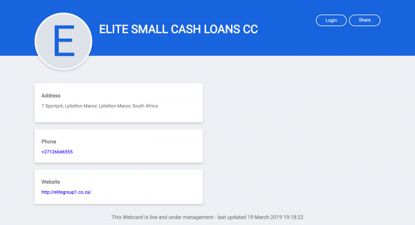 Elite Small Cash Loans screenshot
