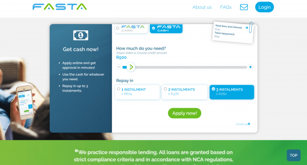 Fasta screenshot