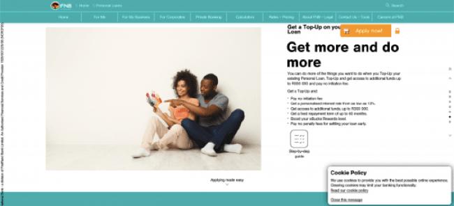 FNB screenshot