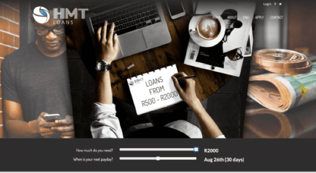 HMT Loans screenshot