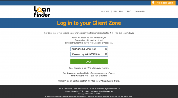 Loan Finder screenshot