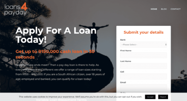 Loans 4 Payday screenshot