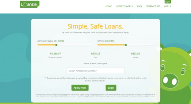 Loanzie screenshot