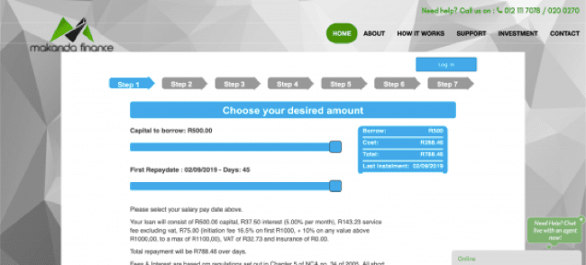 Makanda Finance screenshot