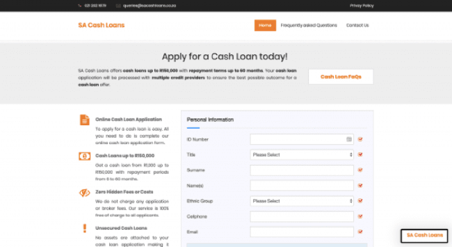 SA Cash Loans screenshot