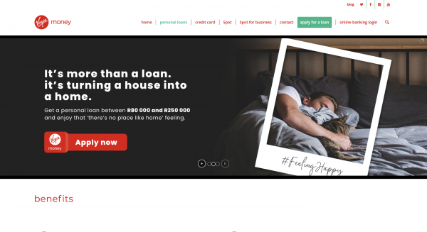 Virgin Money screenshot