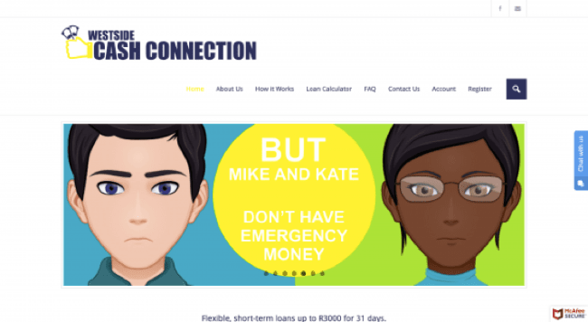 Westside Cash Connection screenshot